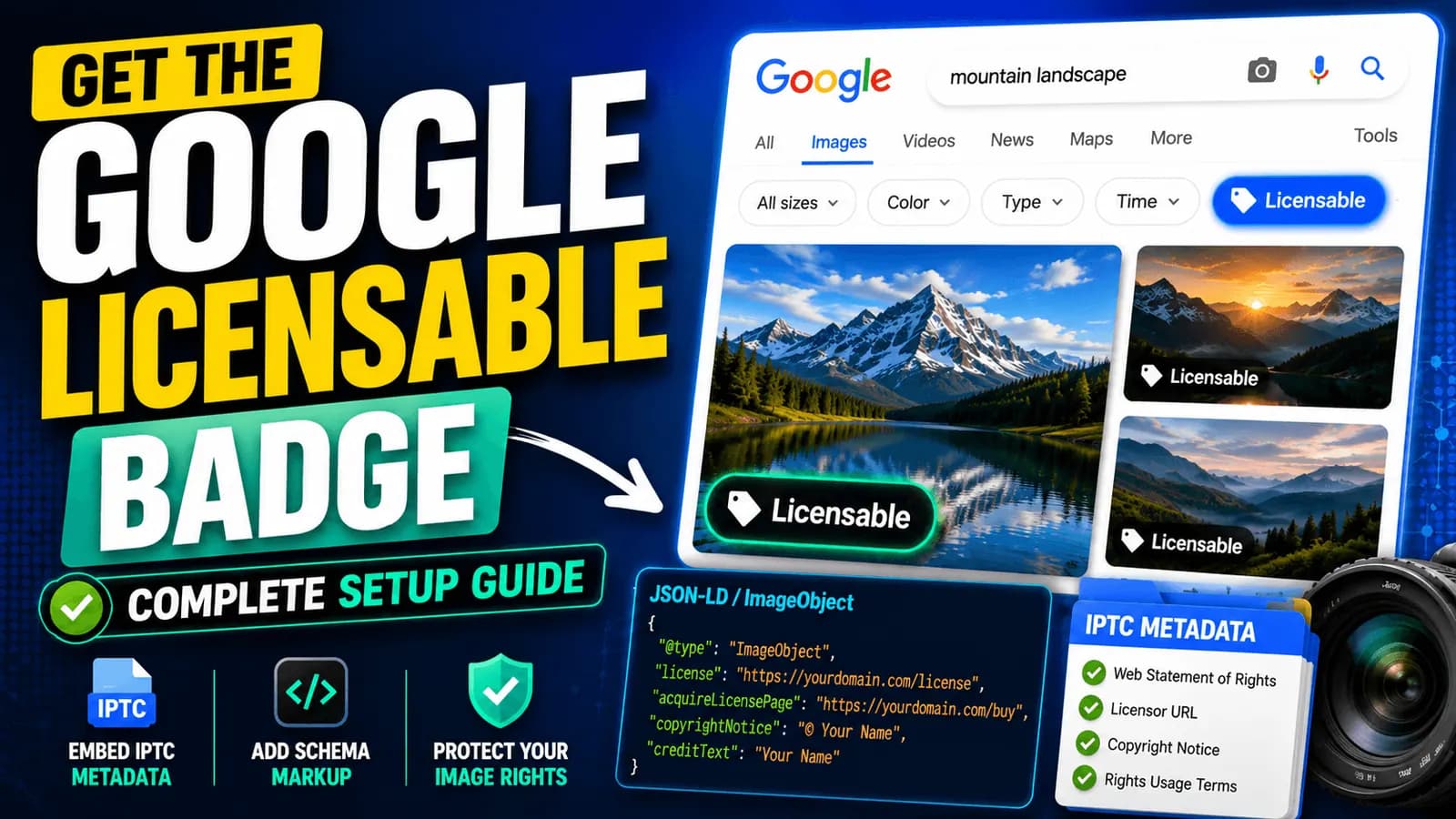Google Images Licensable Badge: Complete Setup Guide