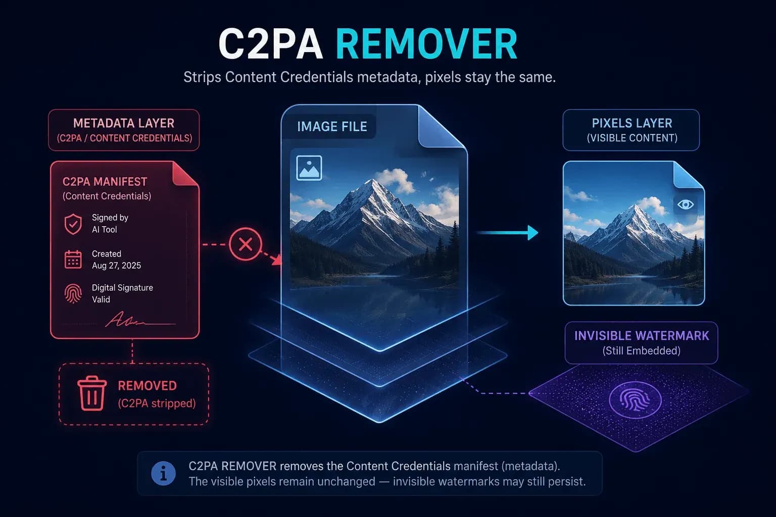 C2PA Remover: How to Remove C2PA Metadata and Content Credentials
