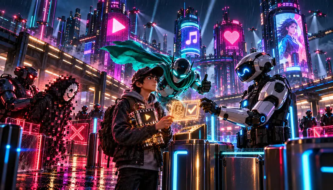 Creator ticking the AI disclosure before publishing on YouTube, TikTok, Meta and ads